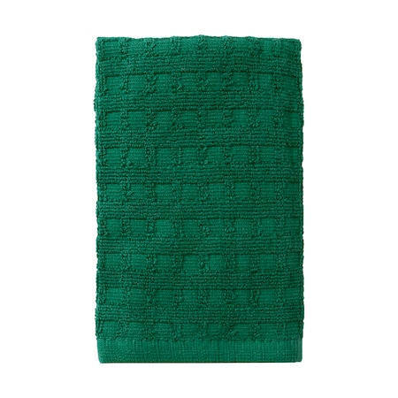 Classic Solid Dish Cloth 100% Cotton Terry Dark Green